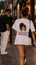 The only thing you should do behind my back is admire my ass