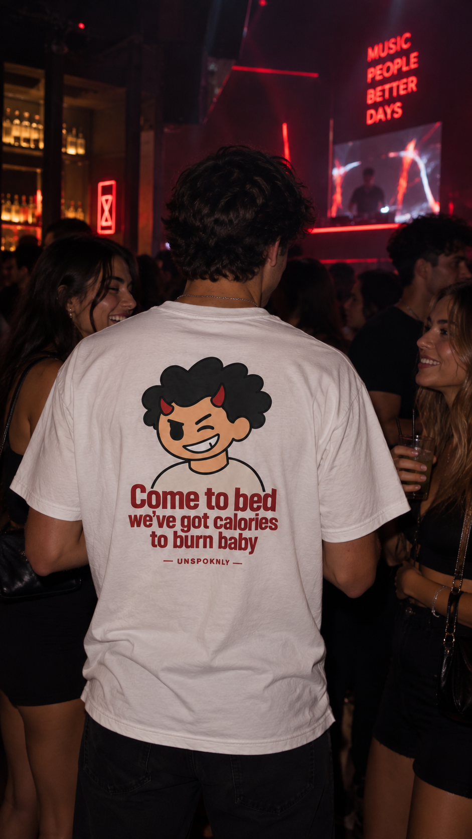 Come to bed we’ve got calories to burn baby