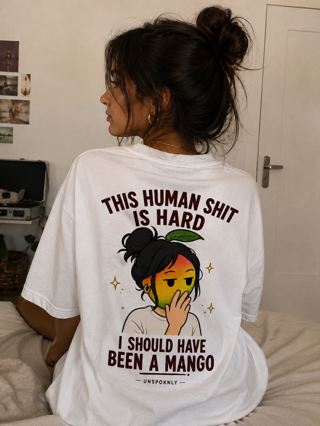THIS HUMAN SHIT IS HARD I SHOULD HAVE BEEN A MANGO