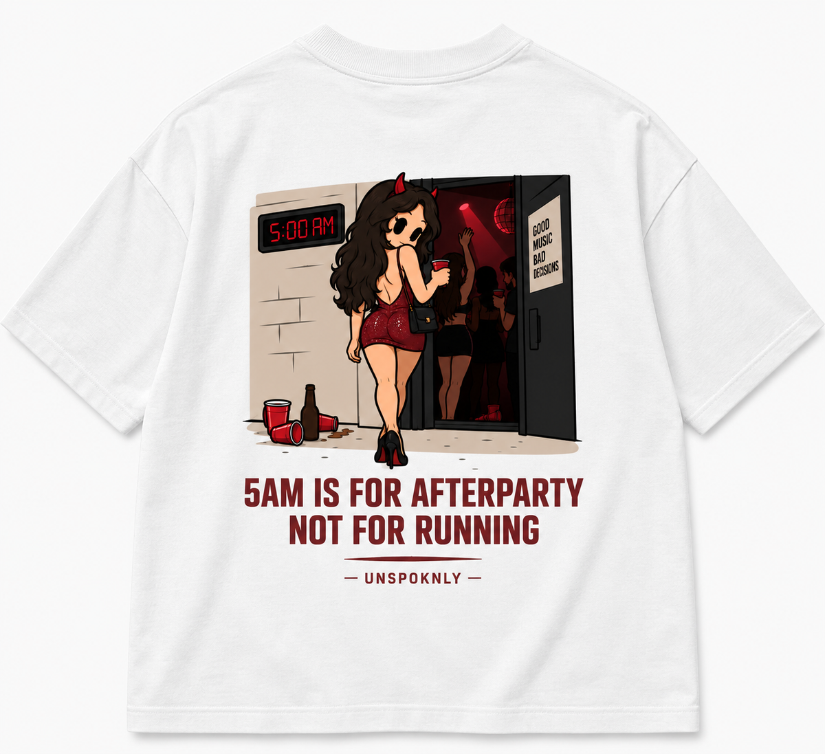 5AM IS FOR AFTERPARTY NOT FOR RUNNING - WOMEN VERSION