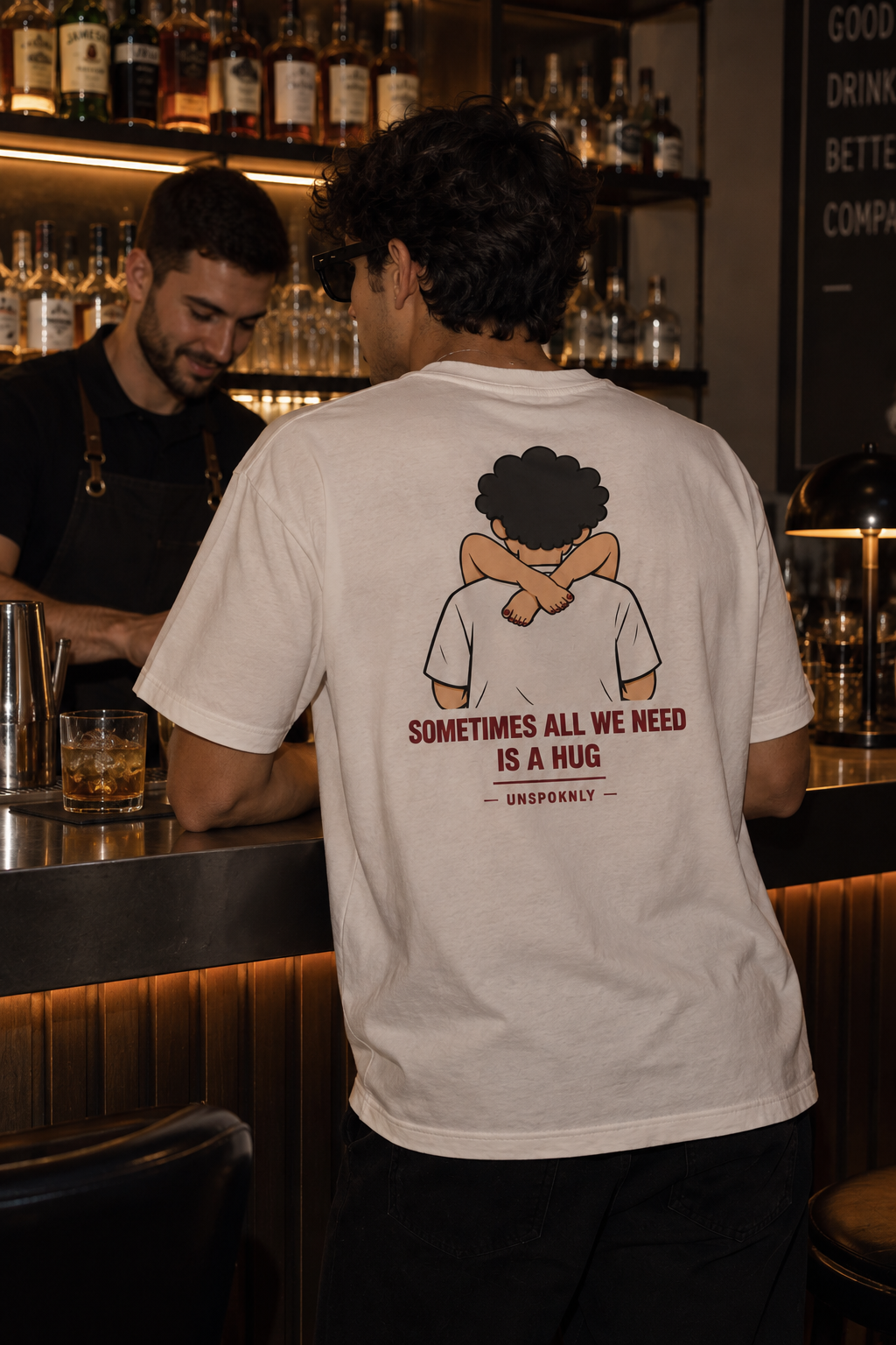 Sometimes all we need is a hug.