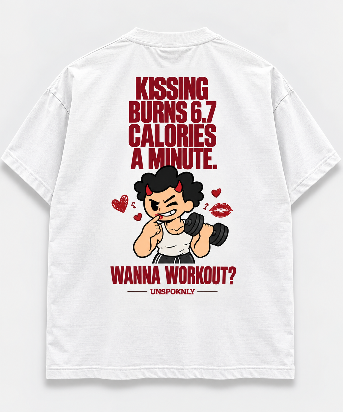 Kissing burn 6.7 calories a minute. Wanna Workout ?
